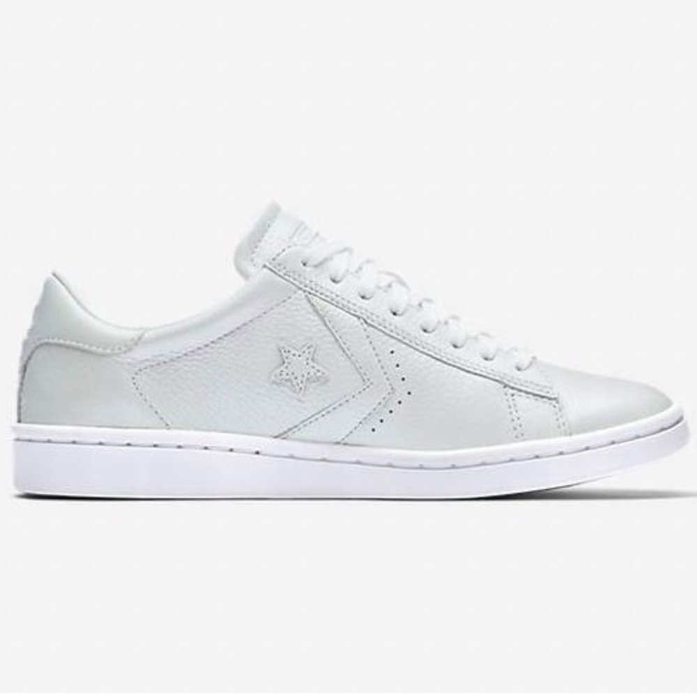 Converse Pro Leather LP Ox Artic Fire White Shoes - Picture 2 of 8